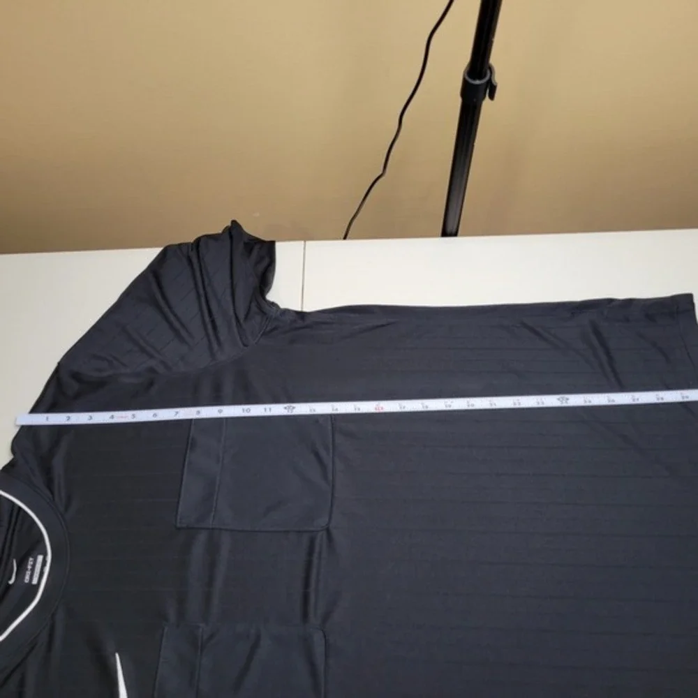 NWT Nike Dri-Fit Referee Jersey Mens Large Black Soccer Football Shirt DH8024‎